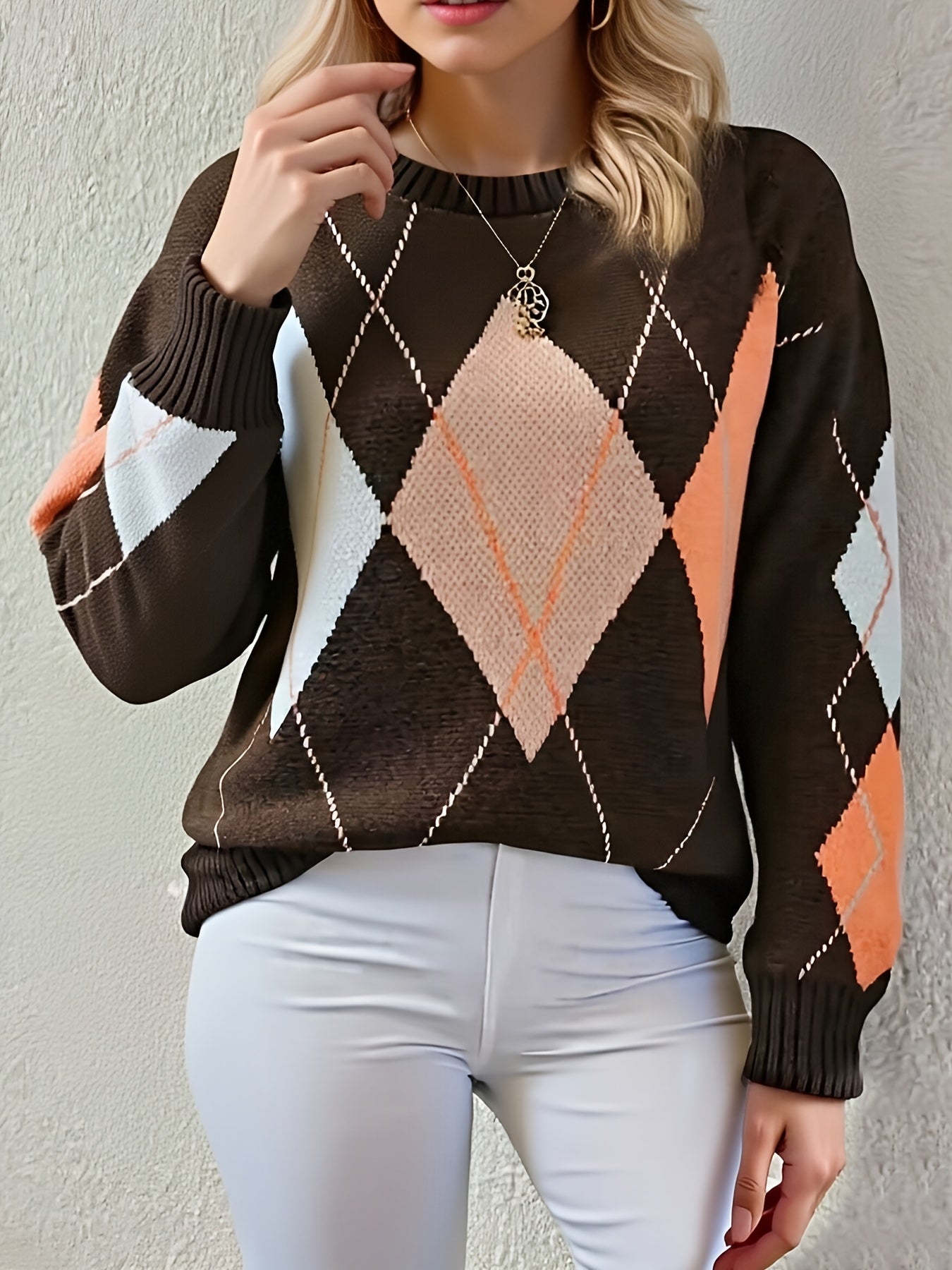 Pull-over rétro – Élégant, confortable et chaud