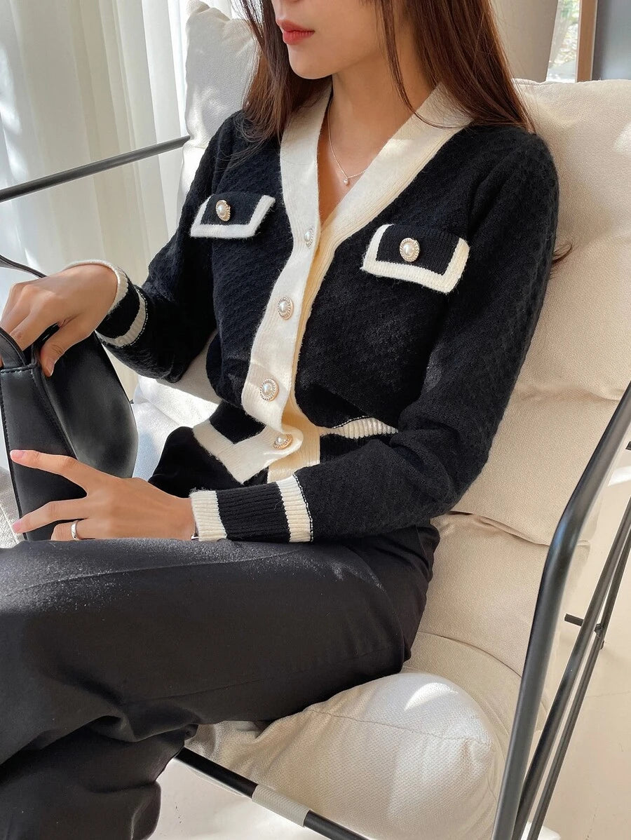 Cardigan casual à manches longues - Floorah