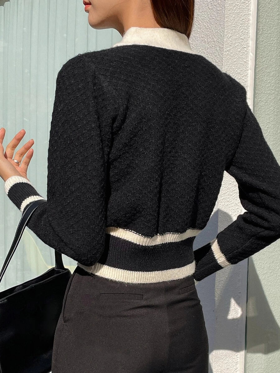 Cardigan casual à manches longues - Floorah