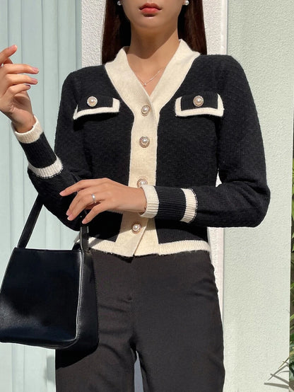 Cardigan casual à manches longues - Floorah