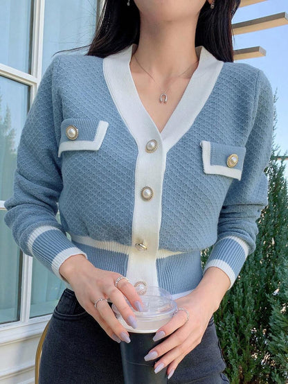 Cardigan casual à manches longues - Floorah