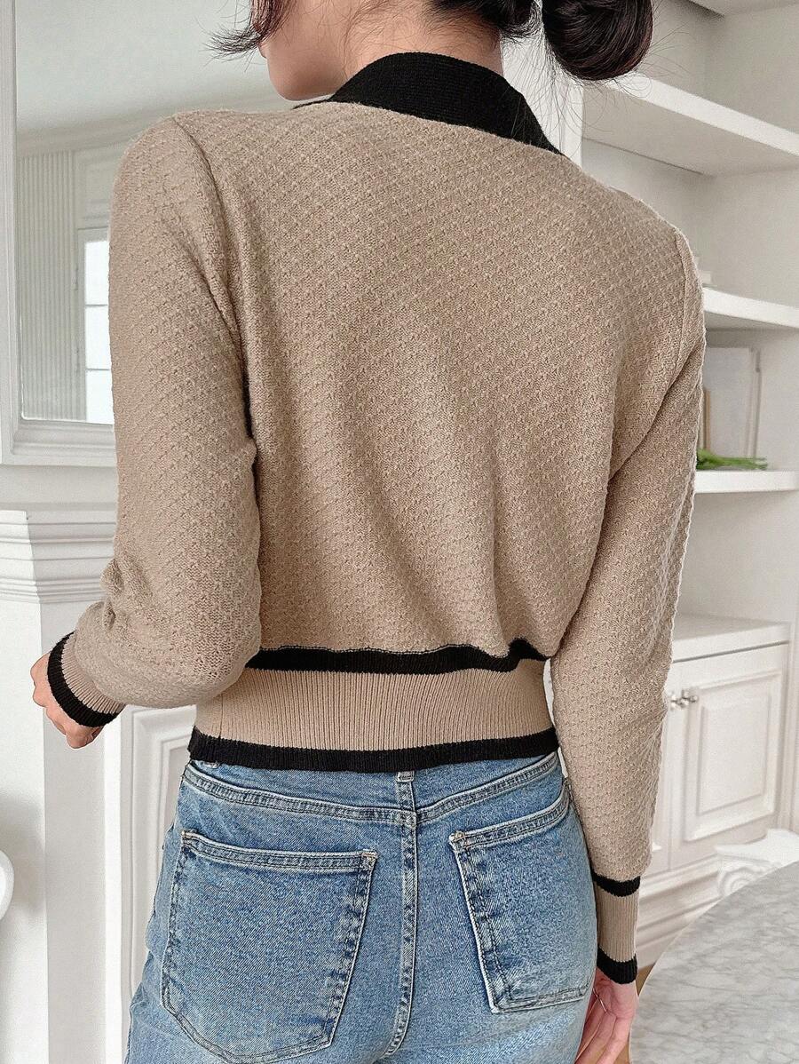 Cardigan casual à manches longues - Floorah