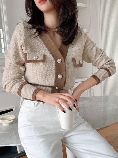 Cardigan casual à manches longues - Floorah