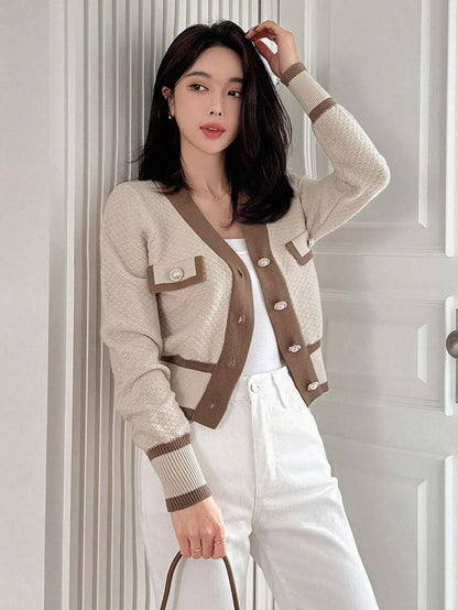 Cardigan casual à manches longues - Floorah