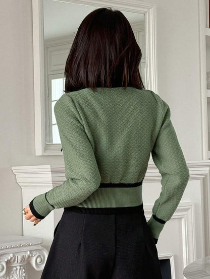 Cardigan casual à manches longues - Floorah