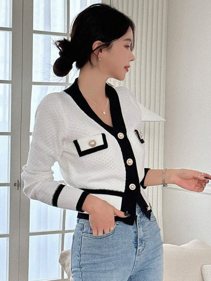 Cardigan casual à manches longues - Floorah