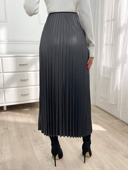 Jupe plissée de couleur unie - Floorah