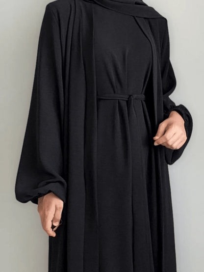 Abaya 2 Pièces Set - Floorah