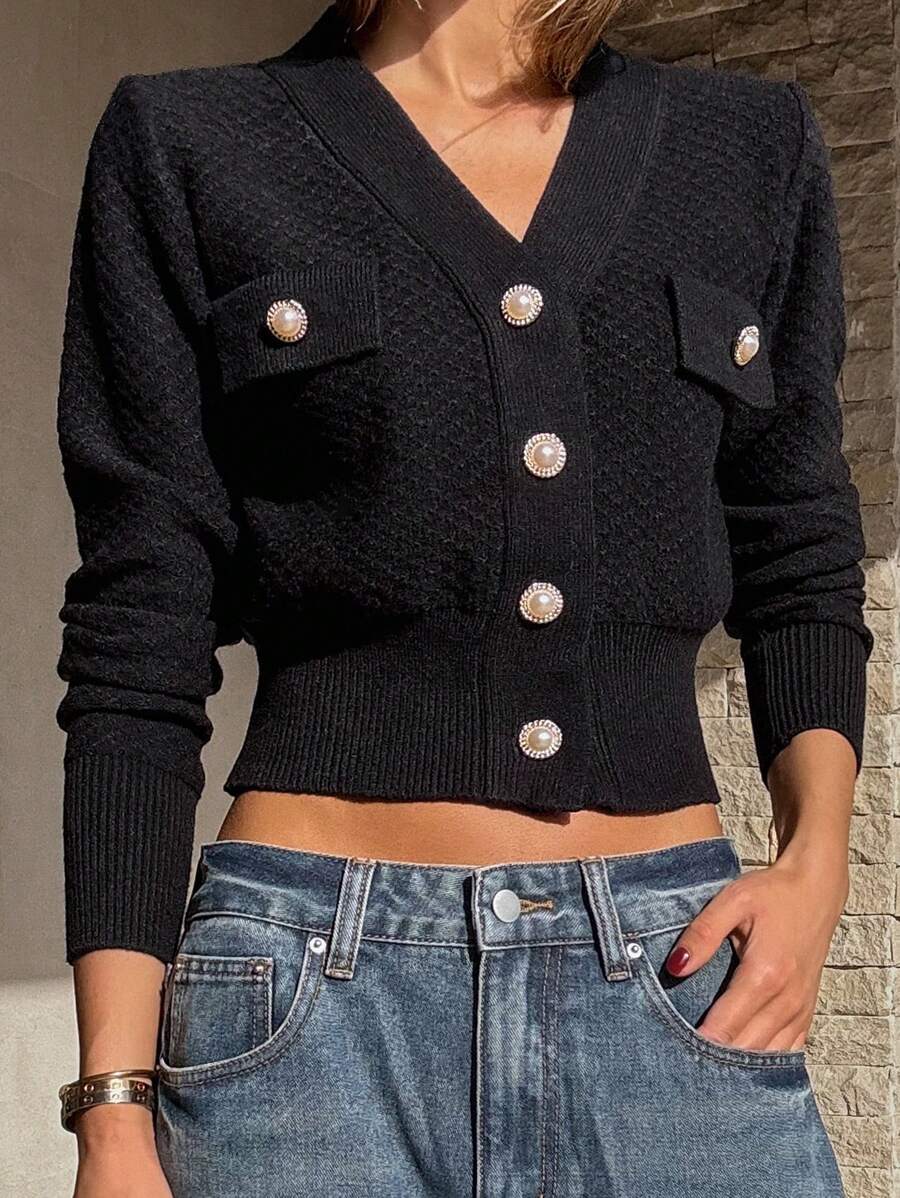 Cardigan casual à manches longues - Floorah