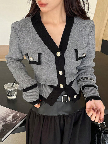 Cardigan casual à manches longues - Floorah