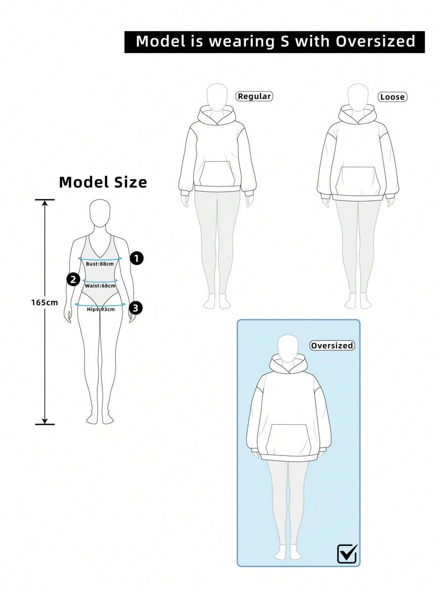 Sweat-shirt ample et décontracté à épaules tombantes - Floorah