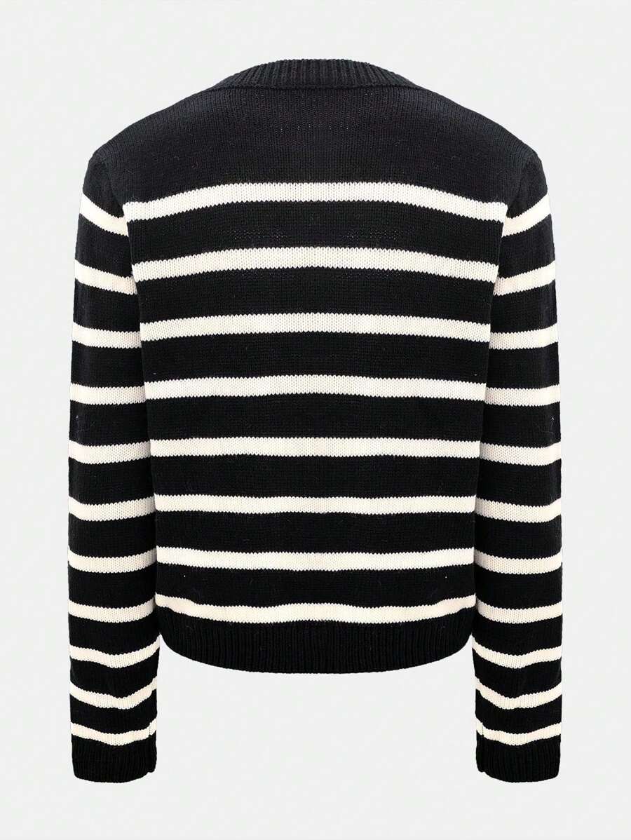 Cardigan vintage à boutonnage simple - Floorah