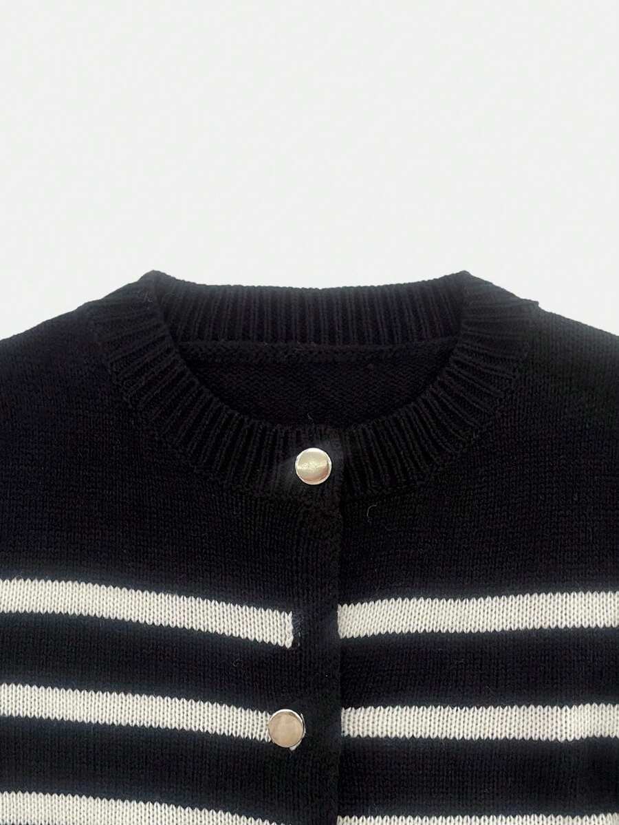 Cardigan vintage à boutonnage simple - Floorah