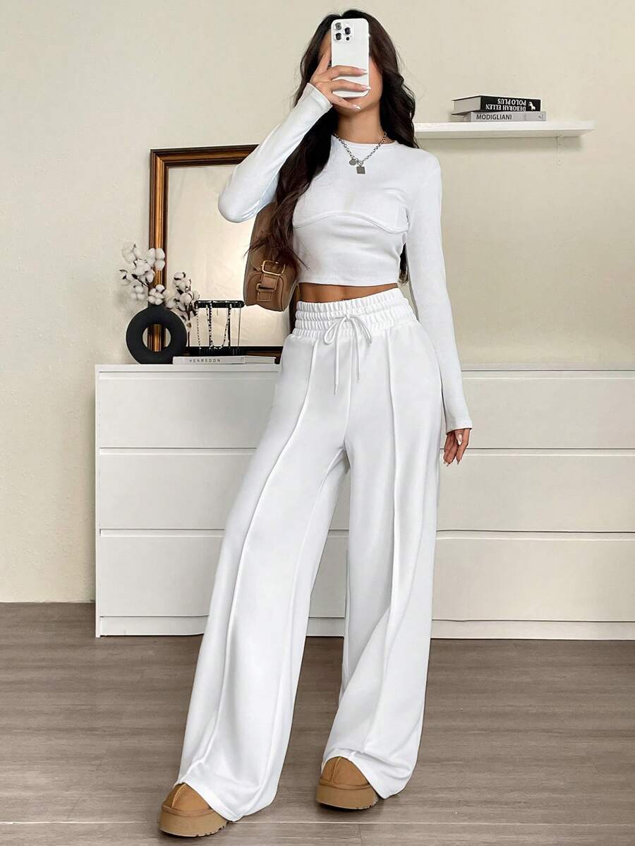 Pantalon De Survêtement À Jambe Large - Floorah