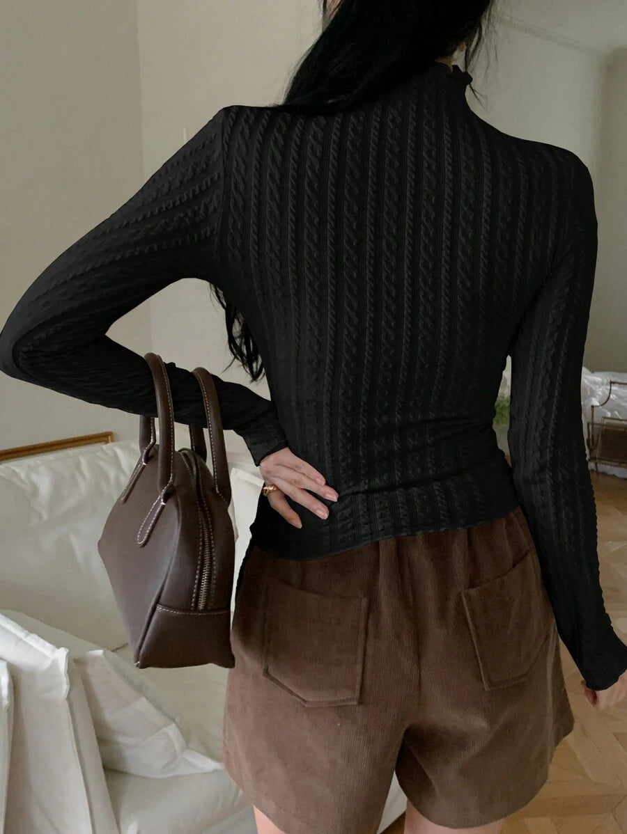 Nouveau Top à col montant - Floorah