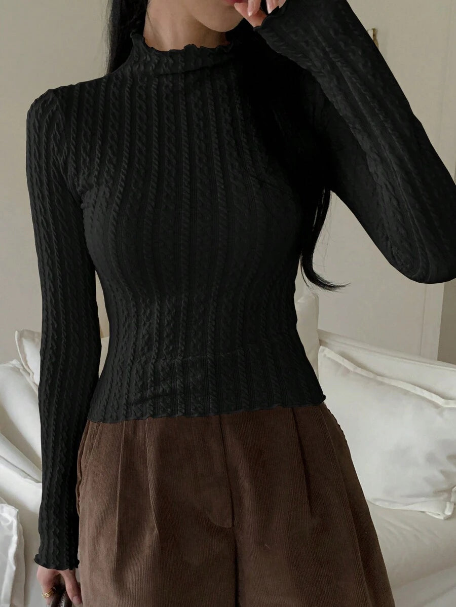 Nouveau Top à col montant - Floorah