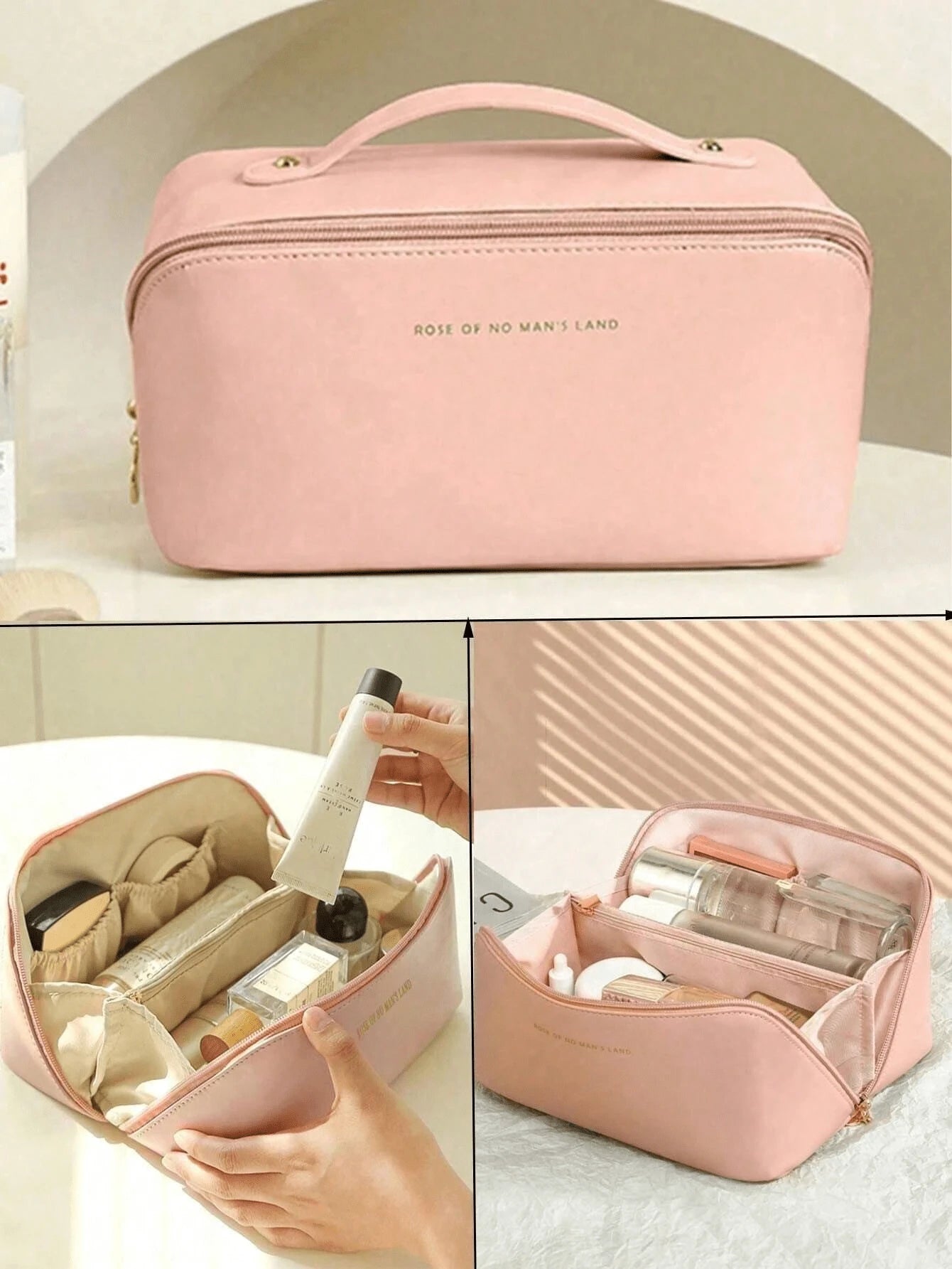 Sac organisateur de maquillage grande capacité