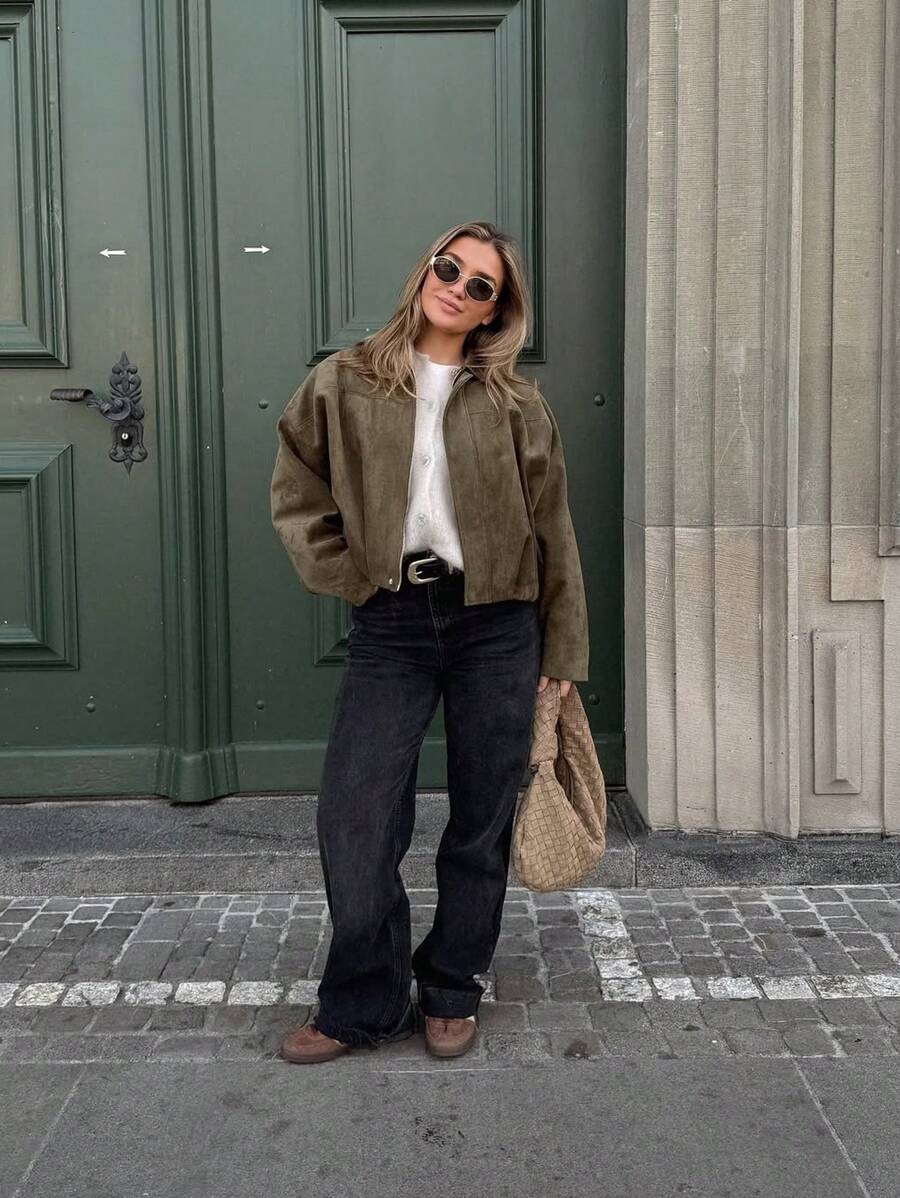 Veste décontractée ample à manches longues - Floorah