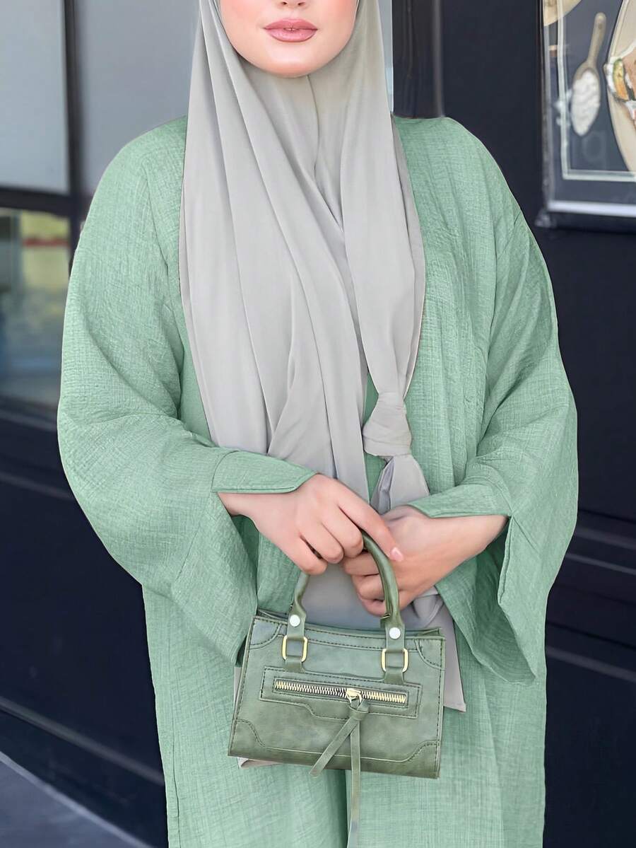 Robe longue ajustée élégante, Kaftan modeste - Floorah