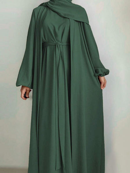 Abaya 2 Pièces Set - Floorah