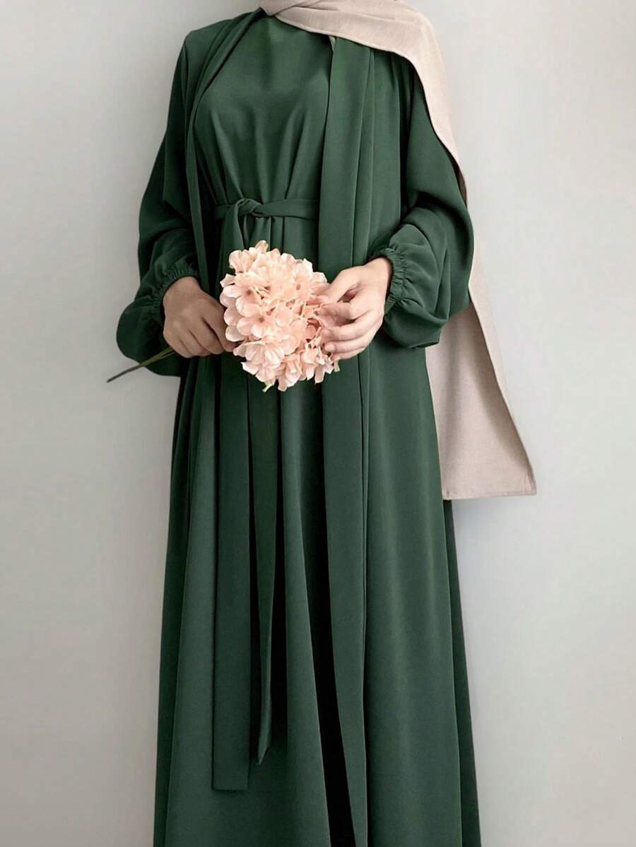 Abaya 2 Pièces Set - Floorah