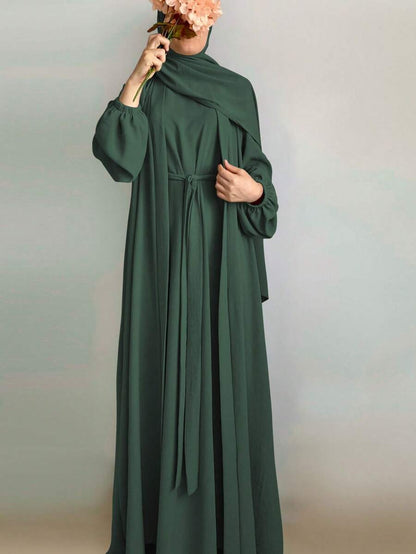 Abaya 2 Pièces Set - Floorah