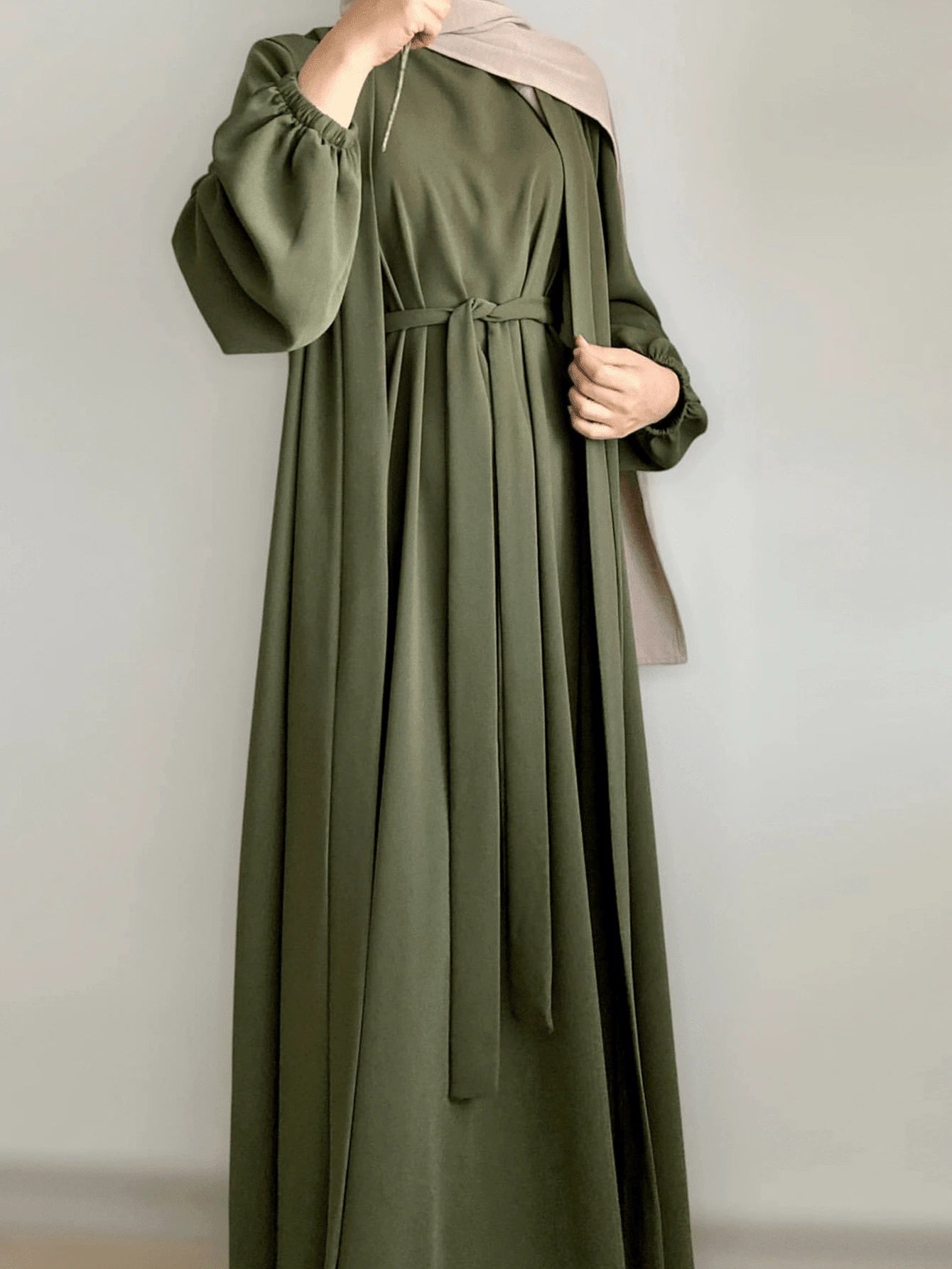 Abaya 2 Pièces Set - Floorah