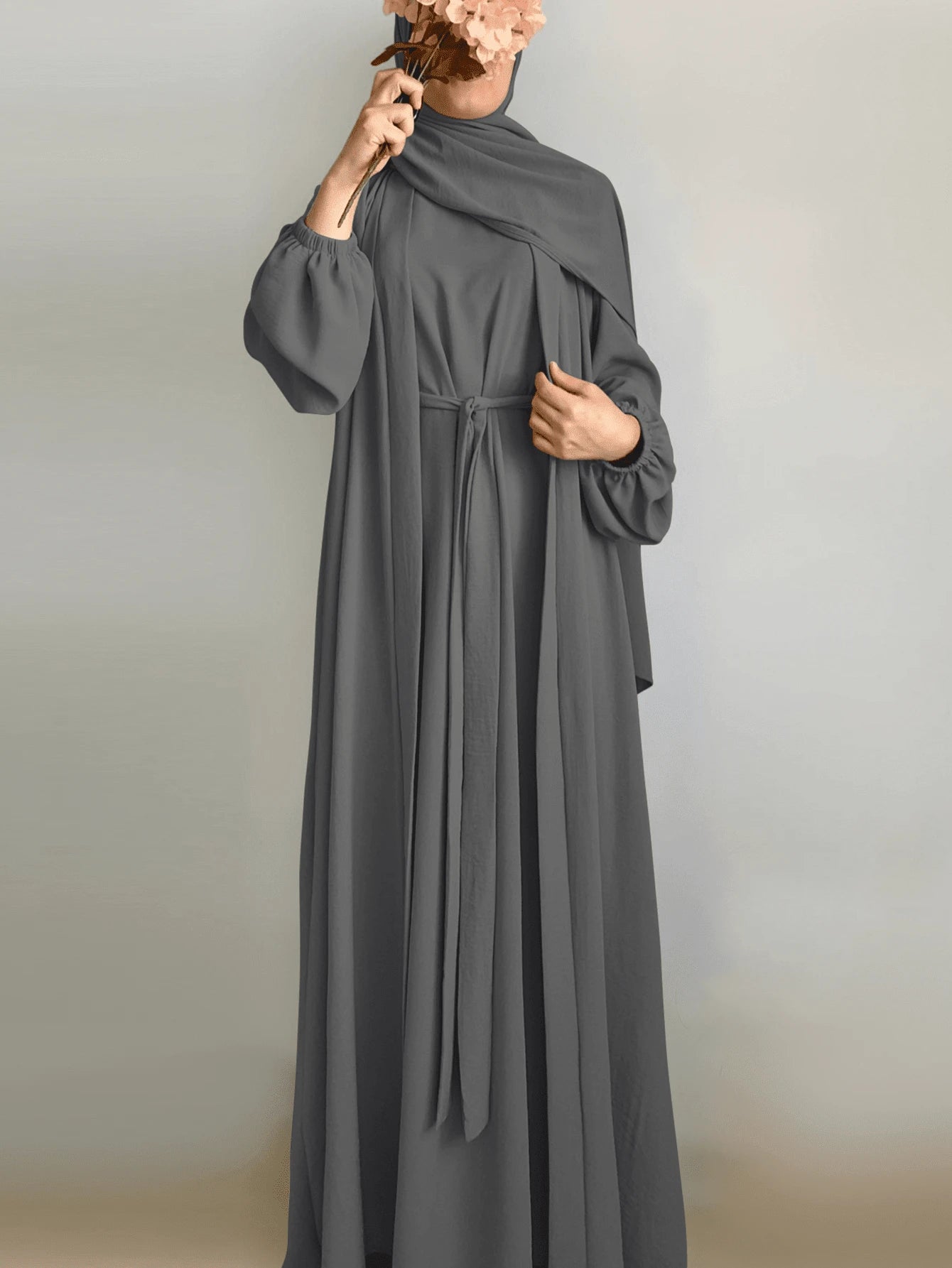 Abaya 2 Pièces Set - Floorah