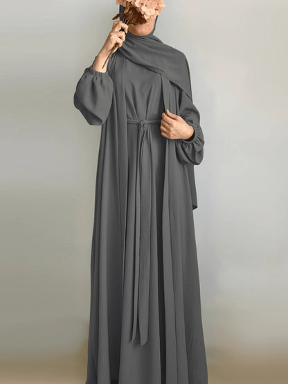 Abaya 2 Pièces Set - Floorah