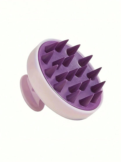 Brosse de massage du cuir chevelu en silicone douce