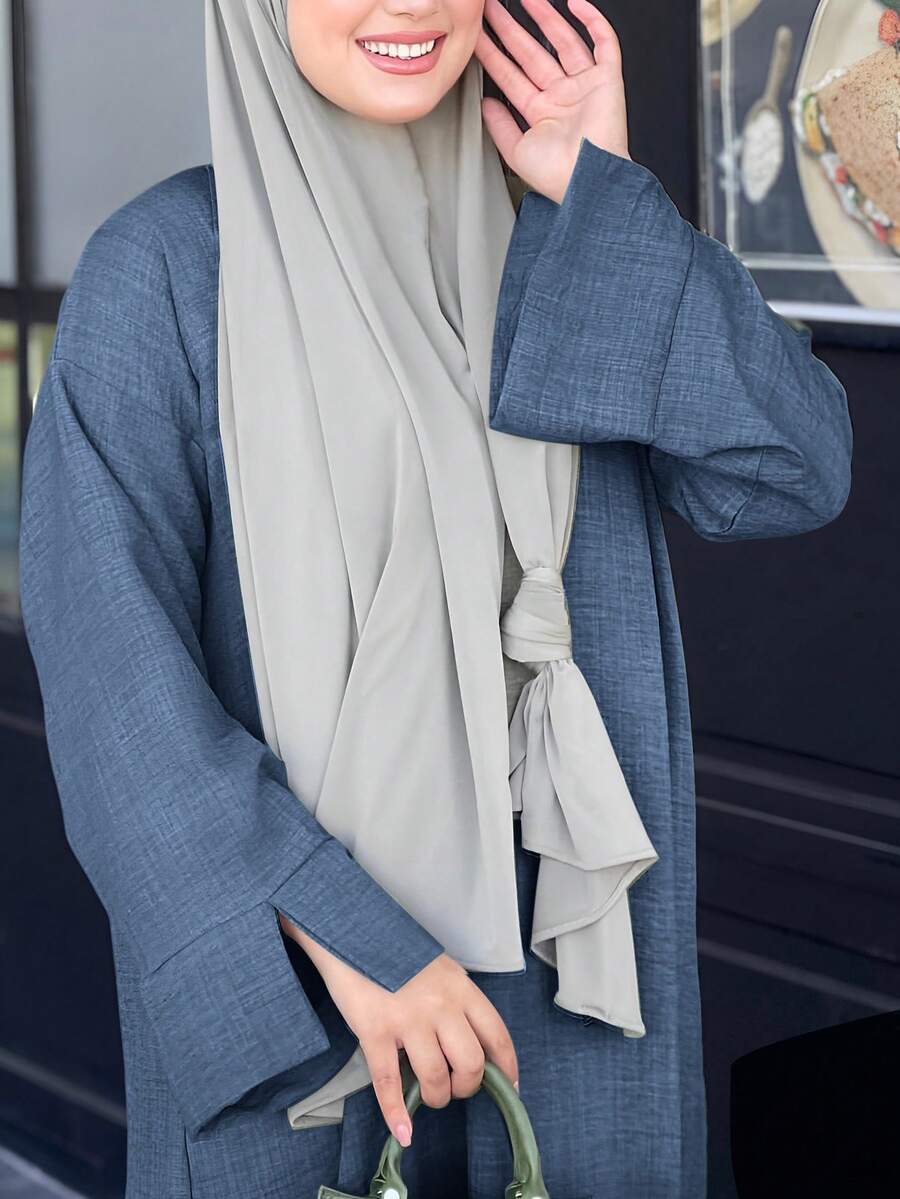 Robe longue ajustée élégante, Kaftan modeste - Floorah