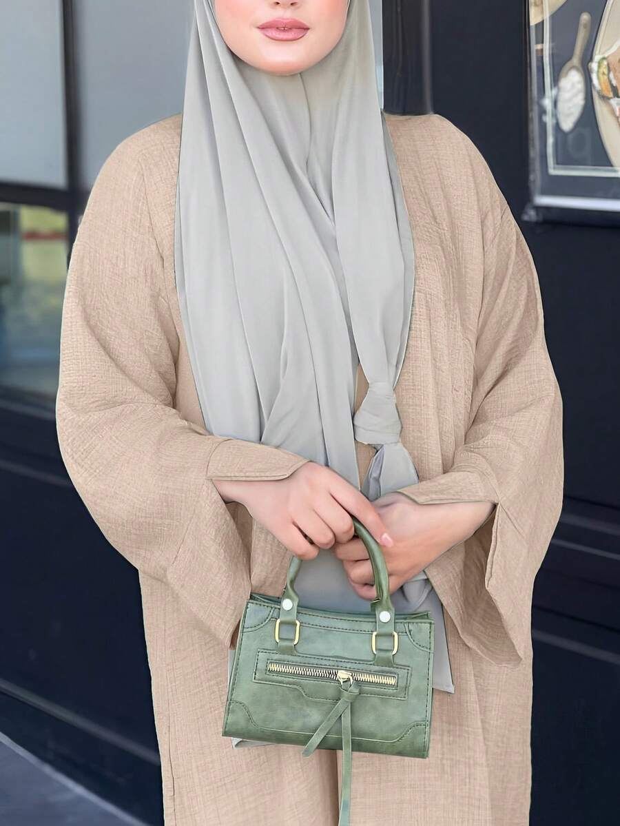 Robe longue ajustée élégante, Kaftan modeste - Floorah