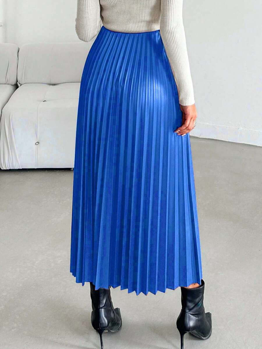 Jupe plissée de couleur unie - Floorah