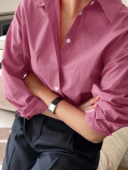 Chemise à manches longues décontractée - Floorah