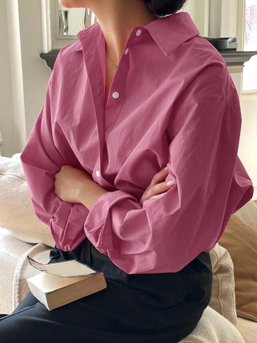 Chemise à manches longues décontractée - Floorah