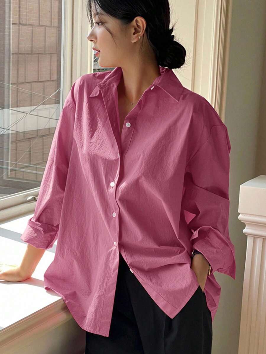 Chemise à manches longues décontractée - Floorah