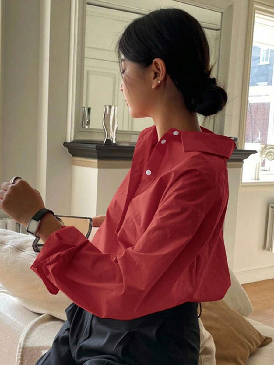 Chemise à manches longues décontractée - Floorah