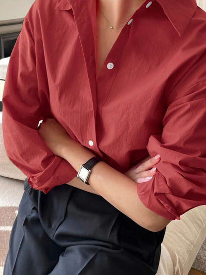 Chemise à manches longues décontractée - Floorah