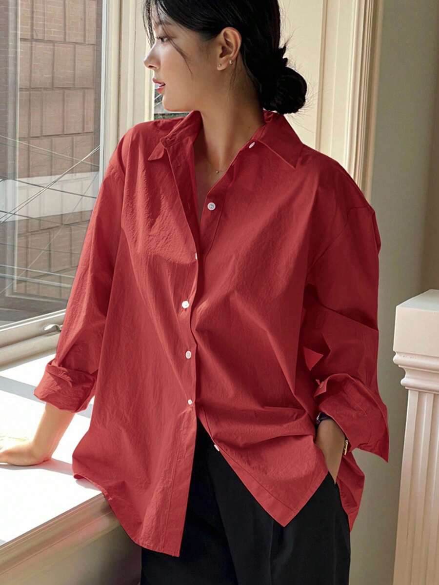 Chemise à manches longues décontractée - Floorah