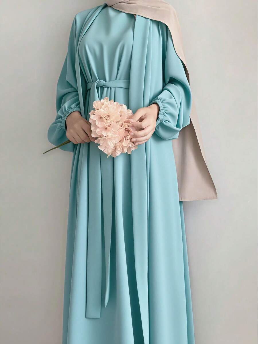 Abaya 2 Pièces Set - Floorah