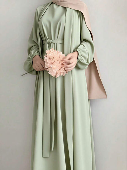 Abaya 2 Pièces Set - Floorah