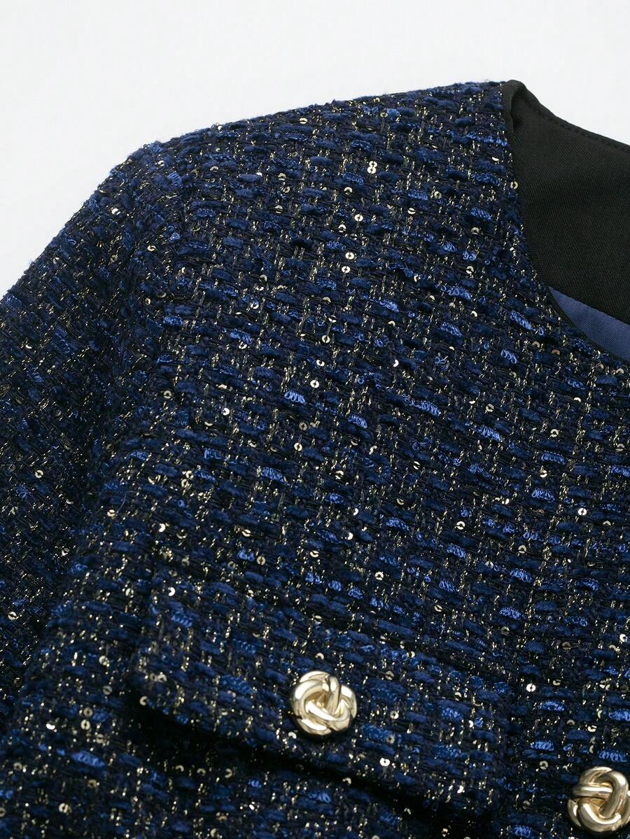 Cardigan torsadée élégante avec ceinture et boutons métalliques - Floorah