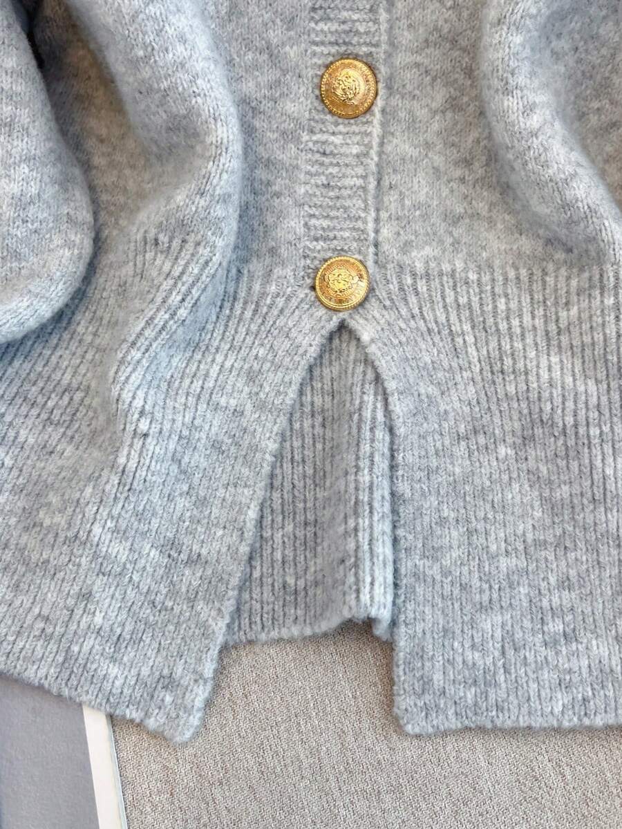 Cardigan minimaliste à boutonnage simple - Floorah