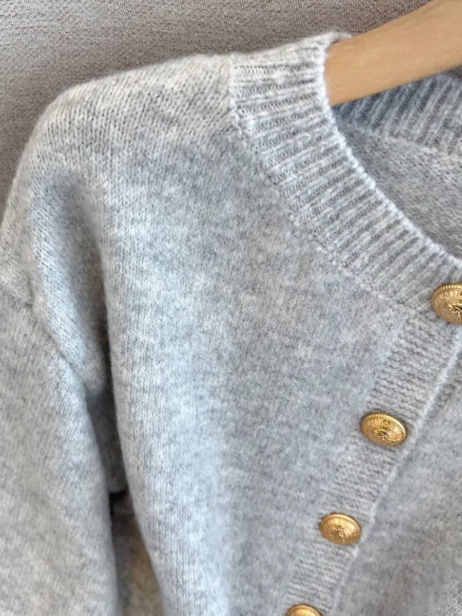 Cardigan minimaliste à boutonnage simple - Floorah