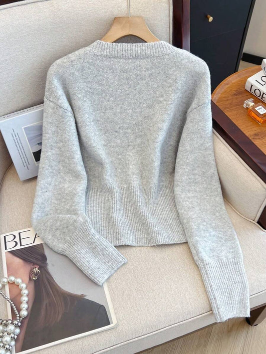 Cardigan minimaliste à boutonnage simple - Floorah