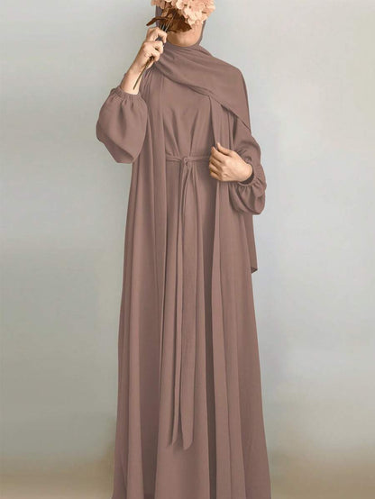 Abaya 2 Pièces Set - Floorah