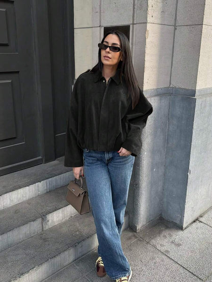 Veste décontractée ample à manches longues - Floorah