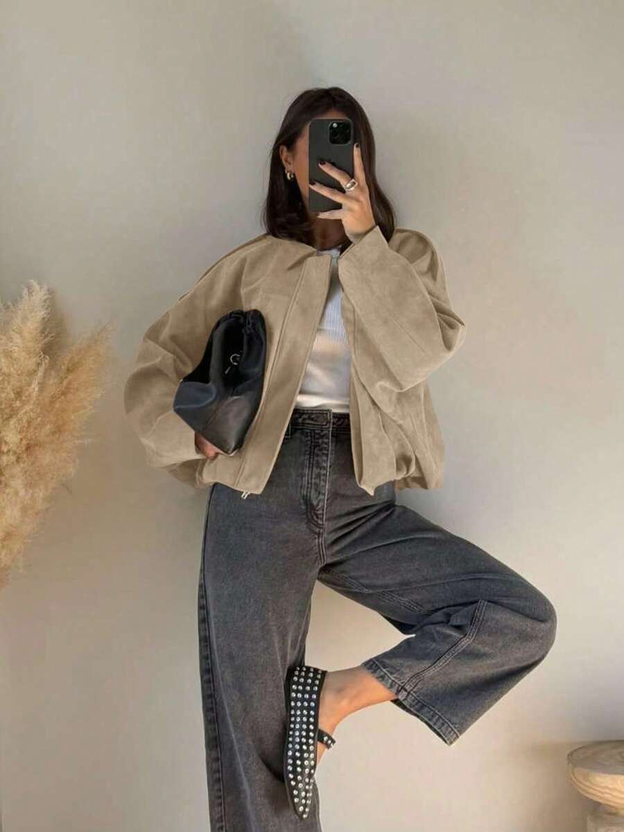 Veste décontractée ample à manches longues - Floorah