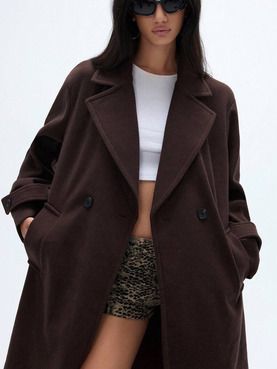 Aveloria Affinna Manteau ample et doux en laine - Floorah