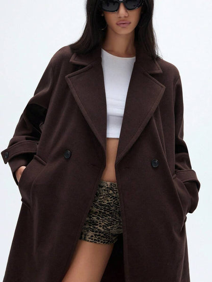 Aveloria Affinna Manteau ample et doux en laine - Floorah